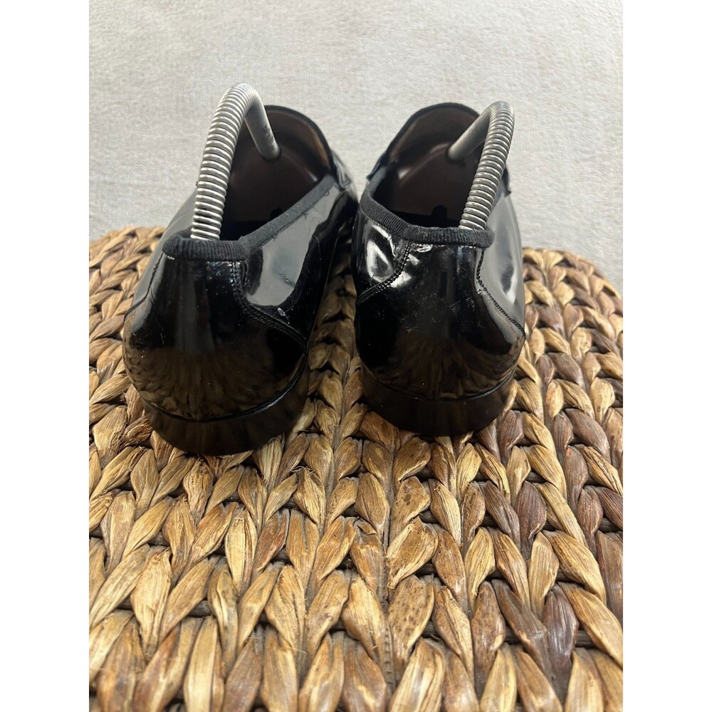 Salvadore Ferrgamo Vara Black Patent Leather Shoes made In Italy - Picture 8 of 8